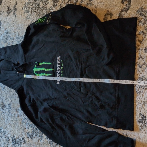 Limited Edition Monster Energy Hoodie - Women’s Extra Large XL black green - Picture 2 of 5